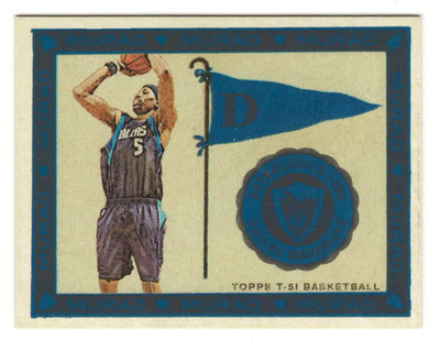 2008-09 TOPPS MURAD T-51 MINI BLACK #43 JOSH HOWARD DALLAS MAVERICKS