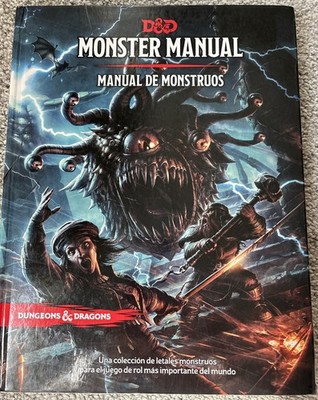 Dungeons & Dragons 5th Edition - Manual De Monstruos | Monster Manual - Spanish
