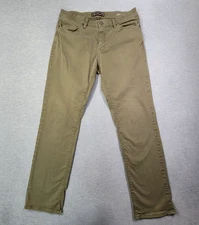 34 Heritage Jeans Mens 36x34 Green Charisma Comfort Rise Classic Fit Stretch