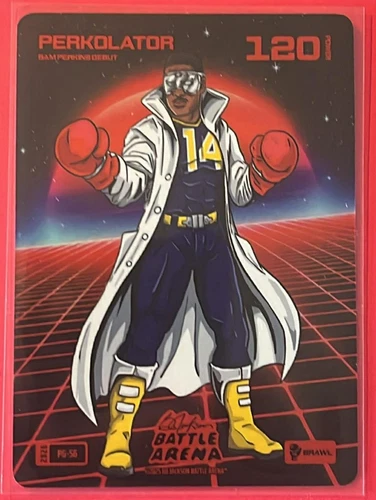Bo Jackson Battle Arena Perkolator Sam Perkins Debut Brawl Power Glove #PG-56