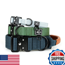Made to ROAM Premium Dog Collar - Adjustable Heavy Duty Nylon Buckle, Leash Ring