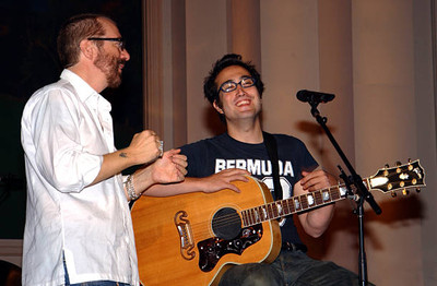 Dave Stewart & Sean Lennon at TNT-'Come Together' A Night for John- Old Photo