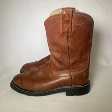 Ariat Work Boots Brown Composite Toe Mens 12 D  Oil Resistant Duratread