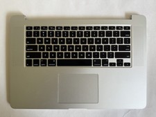 Apple MacBook Pro 15" A1398 Mid 2014 Topcase Keyboard Silver Genuine oEM