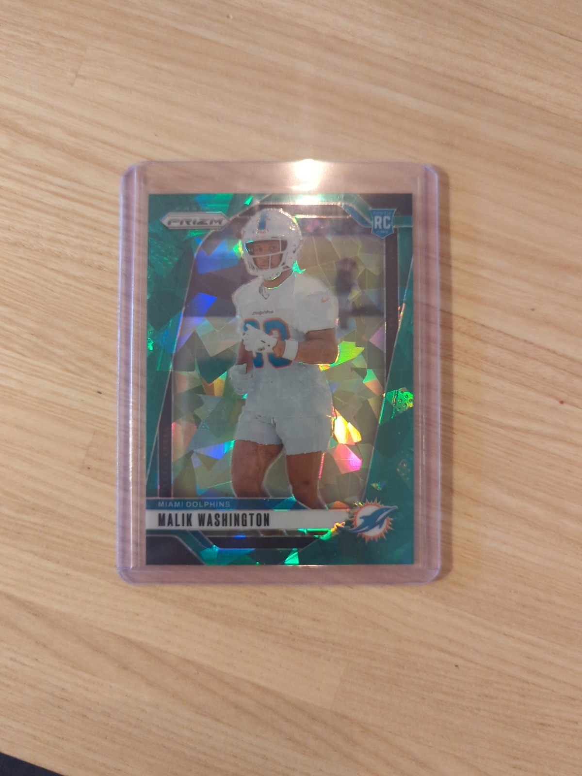 2024 Panini Prizm - Rookies #371 Malik Washington (RC) Green Ice