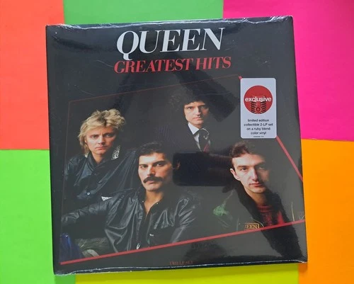 NEW - Queen - Greatest Hits - Exclusive Ruby Red Blend Record LP Vinyl