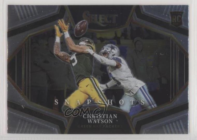 2022 Panini Select Snapshots Christian Watson #SS-19 1b8
