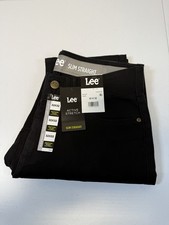 Men's Pants New w/tags Lee Slim Straight 32X32 Color Blk,97 Cotton,3 Spandex