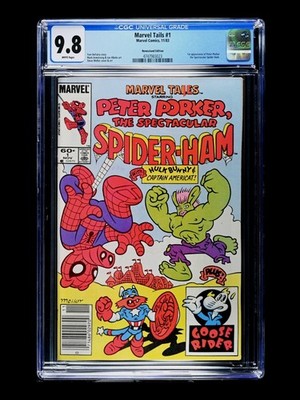 Marvel Tails Tales #1 1983 CGC 9.8 WP Newsstand / 1st Peter Porker Spider-Ham