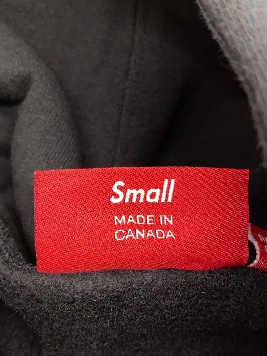 Felpa Supreme nera S usata