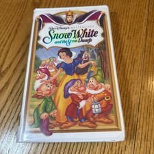 Snow White and the Seven Dwarfs VHS, 1994 Walt Disney Masterpiece Collection