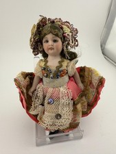 Beautiful 13cm  Antique Miniature Mignonette All Bisque Doll French? German?