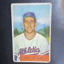 Bowman 1954 Carl Scheib #67 Philadelphia Athletics MLB Baseball Card