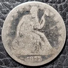 New ListingSilver 1877 Seated Liberty 50 Cents Half Dollar | Fair Condition