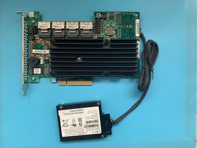LSI 9260-16i LSI00208 SAS SATA 6Gb/s PCIe x8 16-Port RAID Controller + Battery