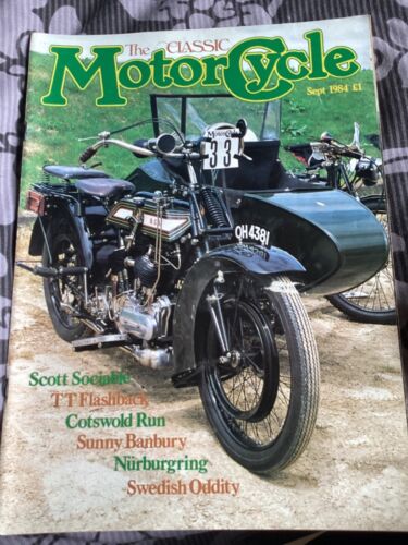 The Classic Motorcycle September 1984 Vincent comet BSA Norton Triumph Excelsior - Picture 1 of 12