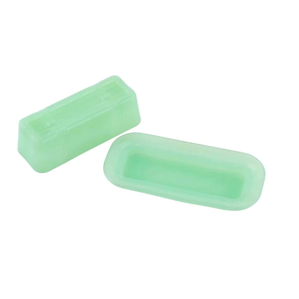 TableCraft Jadeite Green Glass Butter Dish - Image 3 of 4