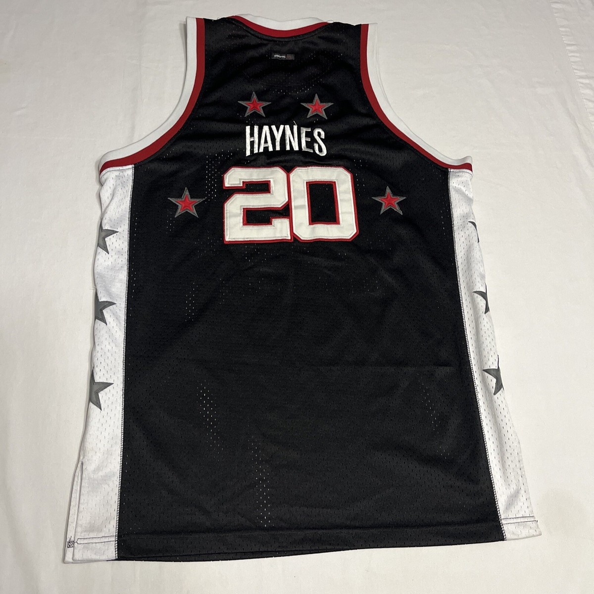 Vtg Harlem Globe Trotters Jersey Sz XL Platinum Fubu Black