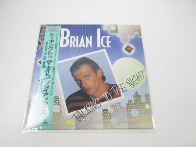 Brian Ice  Talking To The Night Promo C12Y 0201 with OBI Japan LP Vinyl