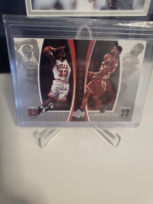2005 Upper Deck Duel Michael Jordan / Lebron James Card