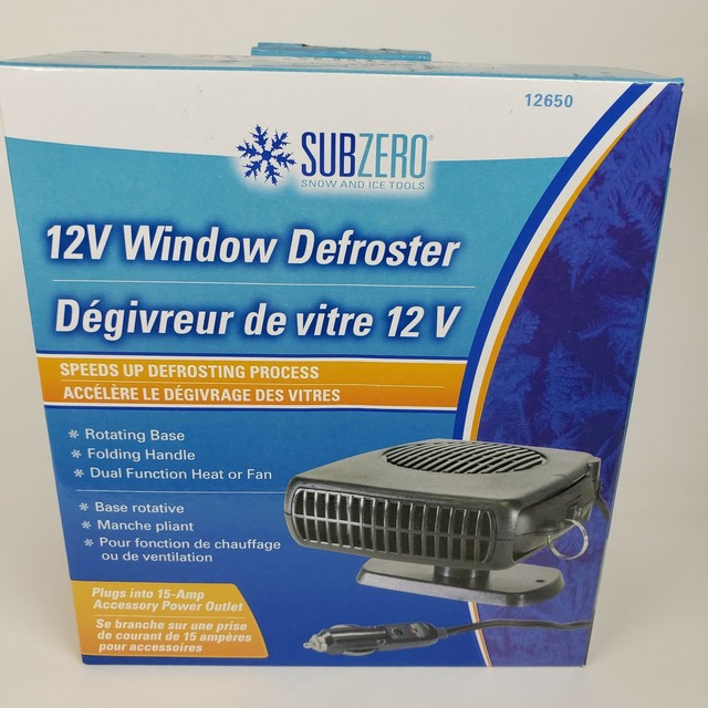 Subzero 12 volt Car / Truck Window Defroster NIB CAR HEATER 12V NEW eBay