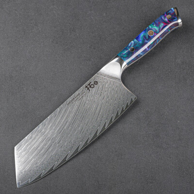 Japanese 7.5inch Cleaver Japan VG10 Damascus Steel Kitchen Slicing Chef Knife