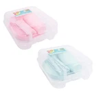 30pc Picnic Set Plastic Reusable Camping Summer Party Plate Carry Case Portable