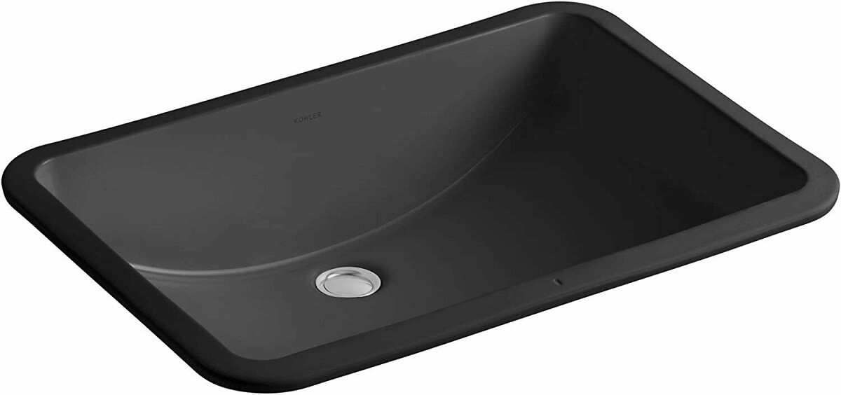 Kohler Ladena K22157 Undermount Bathroom Sink Black eBay