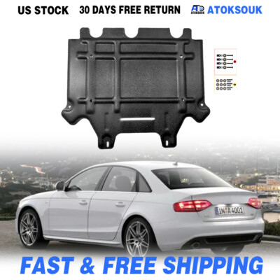 For Audi A4 Gearbox 2009-2016 Under Engine Splash Guards Front Engine Mud Flaps