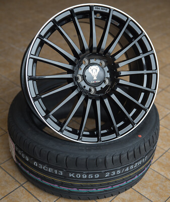 18 Zoll Axxion AX5 Alu Felgen für Mercedes C E klasse W203 W204 W211 W212 AMG 