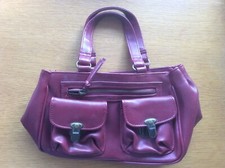 New Look Bag, Red, Small Handbag, New, 3 Outer Pockets, 2 Inner Pockets