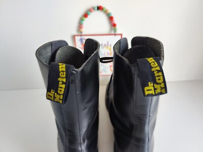 Dr Martens Hawkins 1490 11 hole black england vintage boots UK10