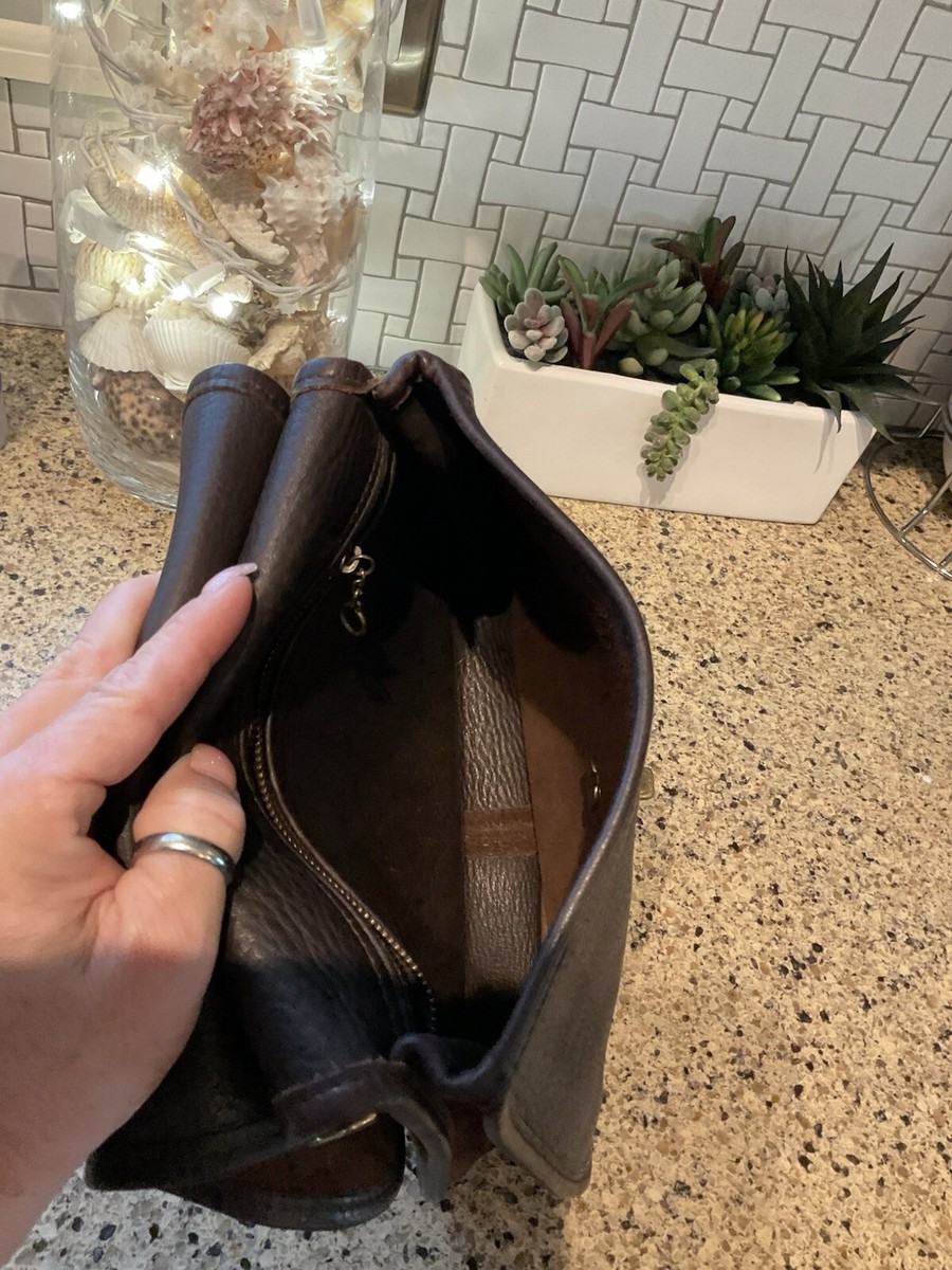 Vintage Coach Berkeley Saddle Bag Purse Glovetanned Leather