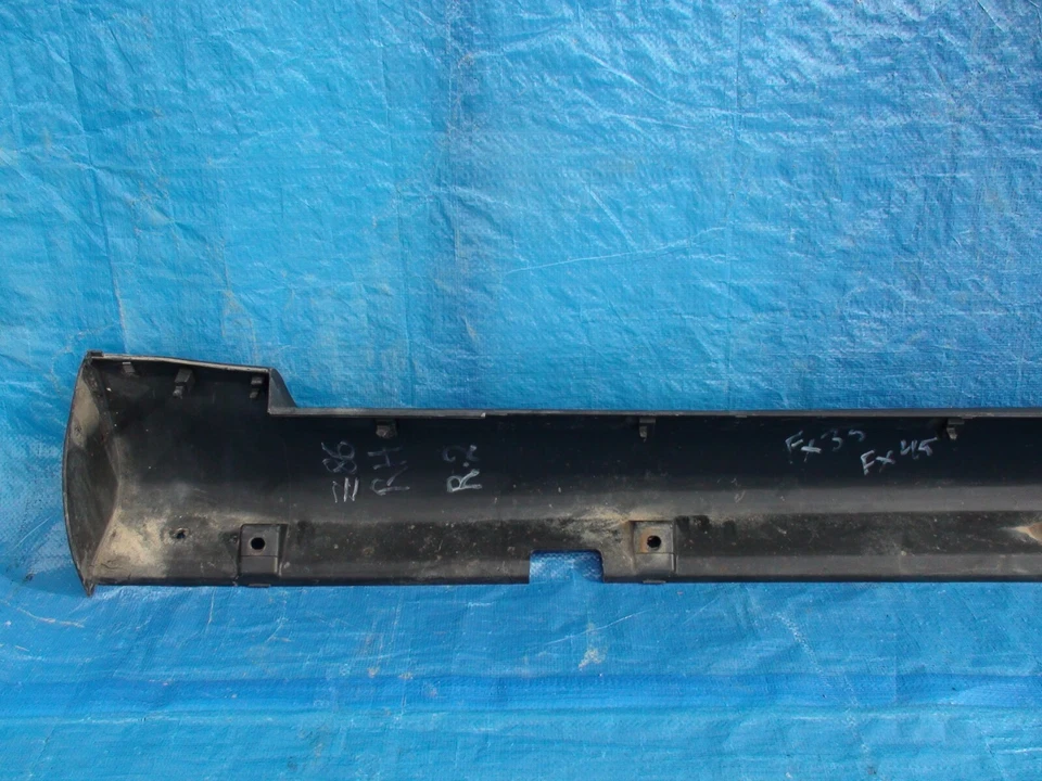 2003 2004 2005 Infiniti FX35 FX45 Right Passenger Side Rocker Panel Molding OEM Foto 3 de 4