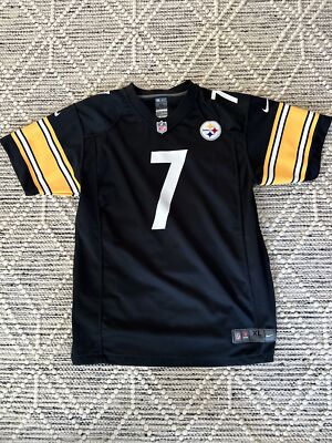 Pittsburgh Steelers Jersey Kids Nike NFL Ben Roethlisberger Sewn