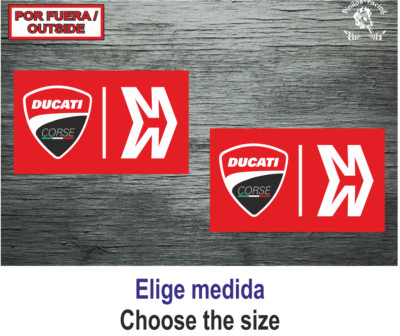 Sticker Vinilo Decal Vinyl Aufkleber Adesivi  Mission Winnow Ducati F1 Formula 
