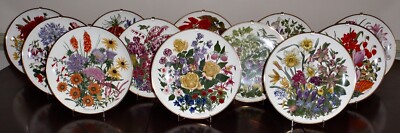 Franklin Porcelain Flowers of The Year Royal Horticultural Society