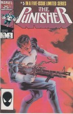 The Punisher #5 (1986, Limited Series, Marvel Comics) 