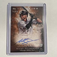2018 Inception Base and Emerging Stars Orange /50 Nick Delmonico Rookie Auto RC