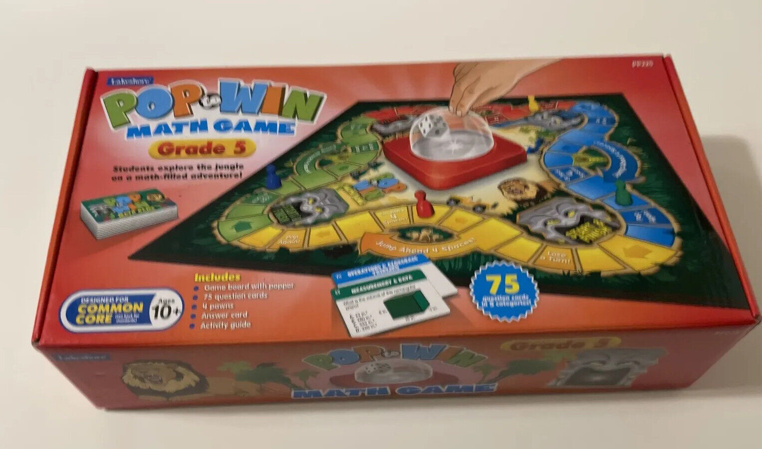 Lakeshore Pop to Win Common Core Math Board Game Grade 5 Home