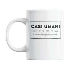 Gesar Tazza Divertente - Tazza " Casi Umani " - Idee Regali Originali