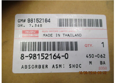 Front Shock Absorber 8981521640 For Isuzu Dmax 2WD 2003 2004 2005