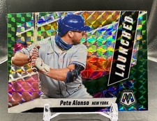 2021 PANINI MOSAIC PETE ALONSO SILVER MOSAIC LAUNCHED NEW YORK METS Baseball
