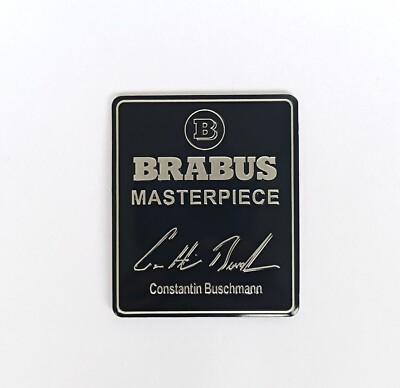 Emblem, Abzeichen, Aufkleber für Autositze Brabus Masterpiece 1 Stk.
