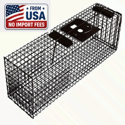 ZTrap Medium Live Cage Trap Humane Wildlife Capture Heavy Duty Outdoor