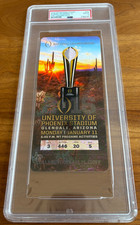 PSA GEM MINT 10 GRADED 2016 NATIONAL CHAMPIONSHIP FOOTBALL TICKET STUB ALABAMA