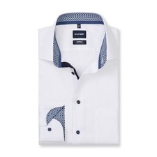 Olympus Luxor modern fit men's business shirt white 136024 15