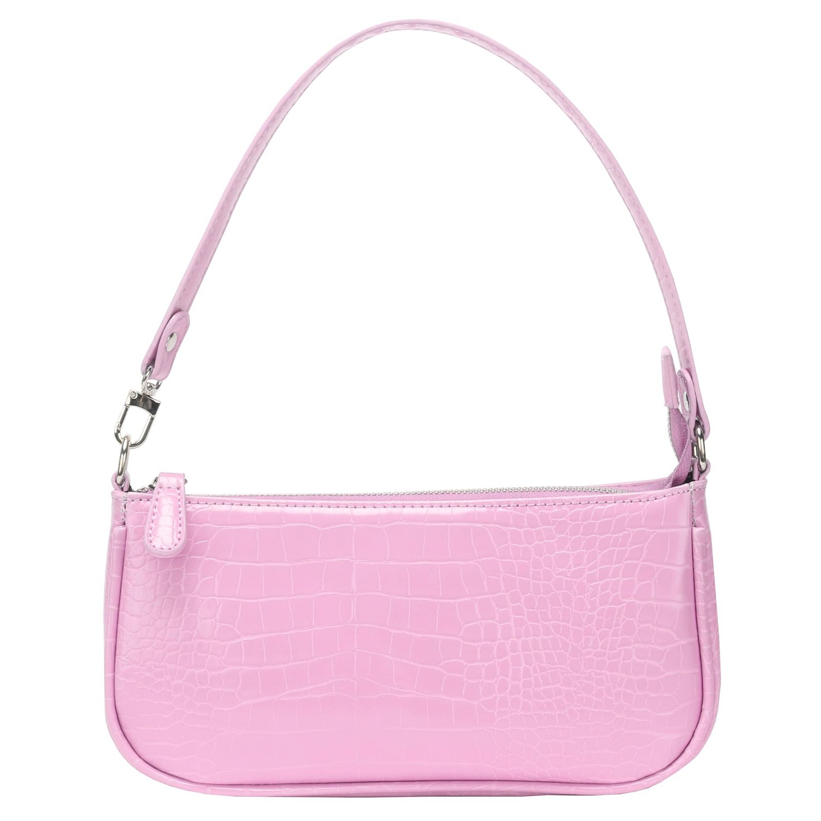 Bag Crocodile Effect Retro Faux Leather Classic Clutch Shoulder Purse Handbag...