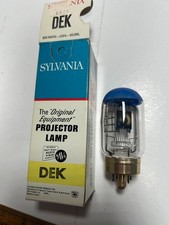 Vintage Sylvania Projector Lamp Blue Top DEK 500 WATT 120 VOLT NOS
