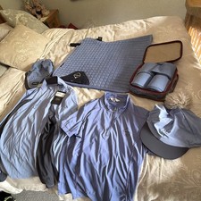 Lemieux cornflower blue Saddle pad, bandages, Baselayer, polo, silk, fly bundle